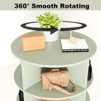 Armoire à chaussures rotative à 360° - 7 niveaux