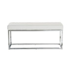 Banc en métal touffeté en polyuréthane Reign