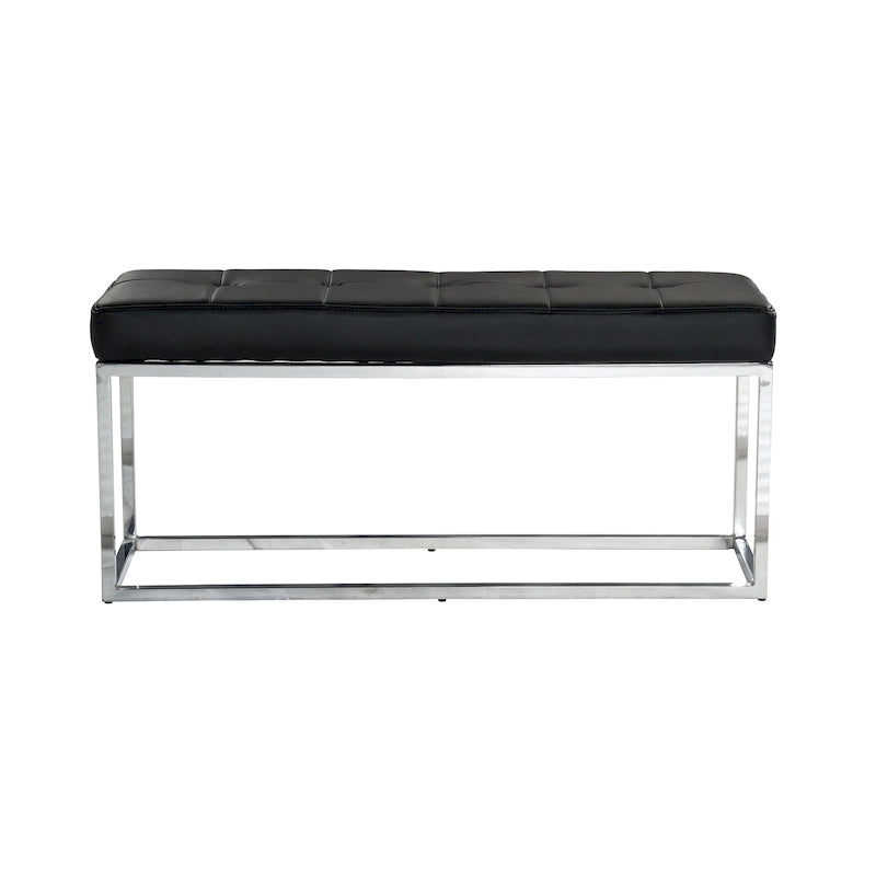 Banc en métal touffeté en polyuréthane Reign