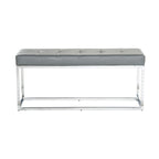 Banc en métal touffeté en polyuréthane Reign