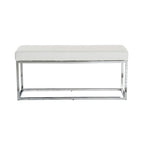 Banc en métal touffeté en polyuréthane Reign