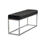 Banc en métal touffeté en polyuréthane Reign