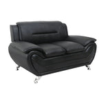 Causeuse recouverte de cuir reconstitué - S/O