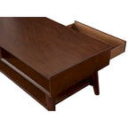 Table basse Flynn Mid-Century Moderne avec 1 tiroir
