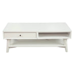 Table basse Flynn Mid-Century Moderne avec 1 tiroir