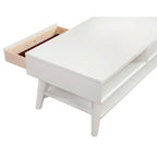 Table basse Flynn Mid-Century Moderne avec 1 tiroir