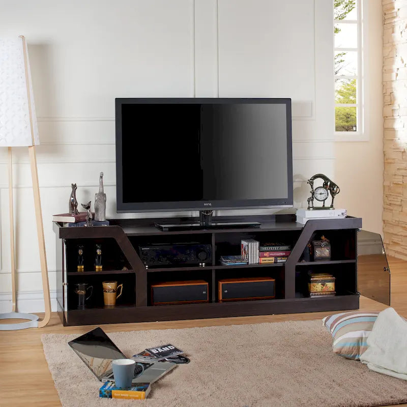 Meuble télé large Modern Espresso 71 par