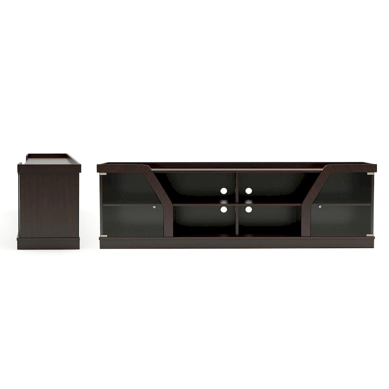 Meuble télé large Modern Espresso 71 par