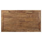 Table basse industrielle en bois et métal Leyburn avec roulettes