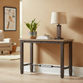 Table d'appoint en fer et bois de pin