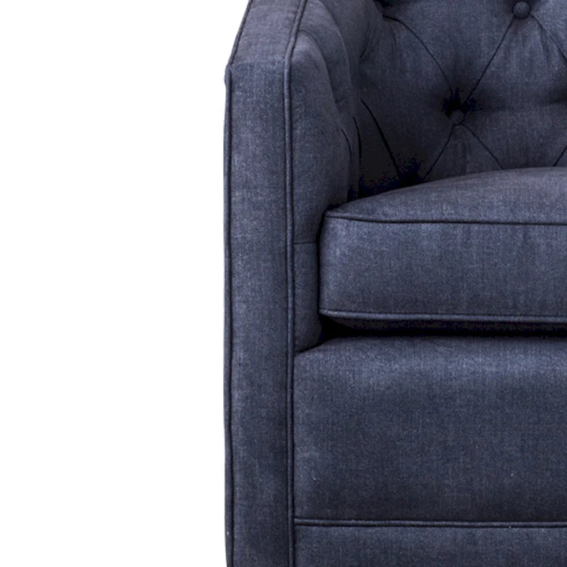 Fauteuil pivotant Walsh en tissu
