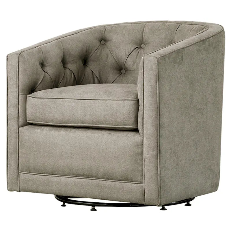 Fauteuil pivotant Walsh en tissu