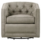 Fauteuil pivotant Walsh en tissu