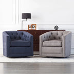 Fauteuil pivotant Walsh en tissu