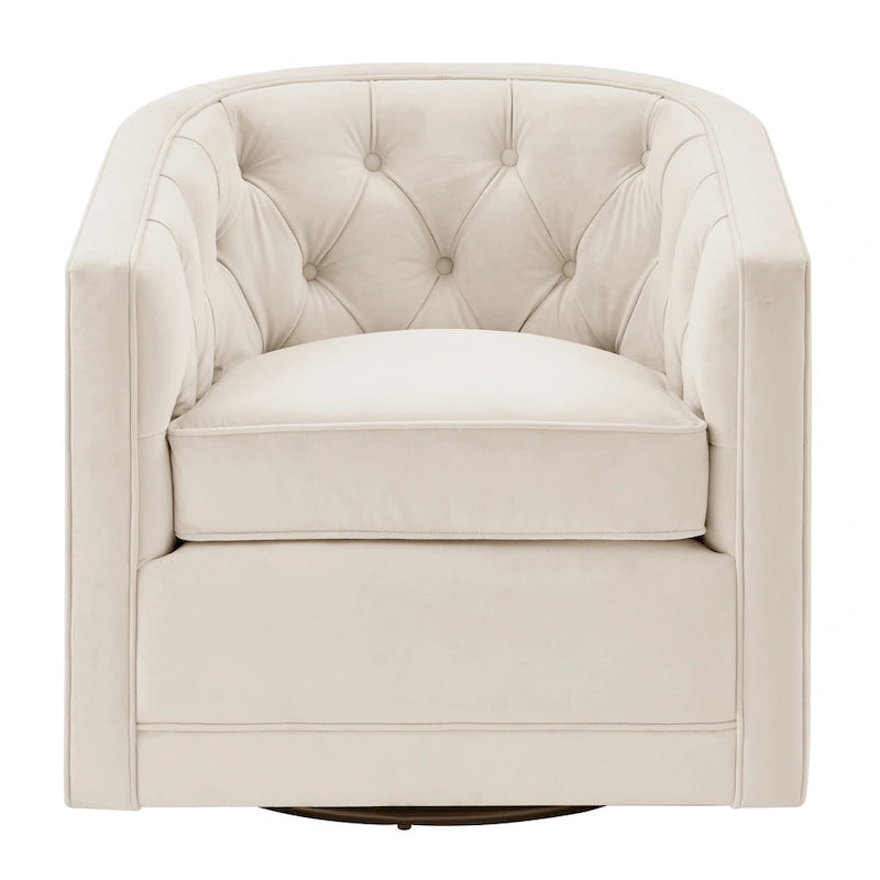 Fauteuil pivotant Walsh en tissu