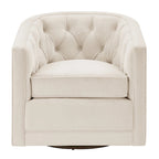 Fauteuil pivotant Walsh en tissu