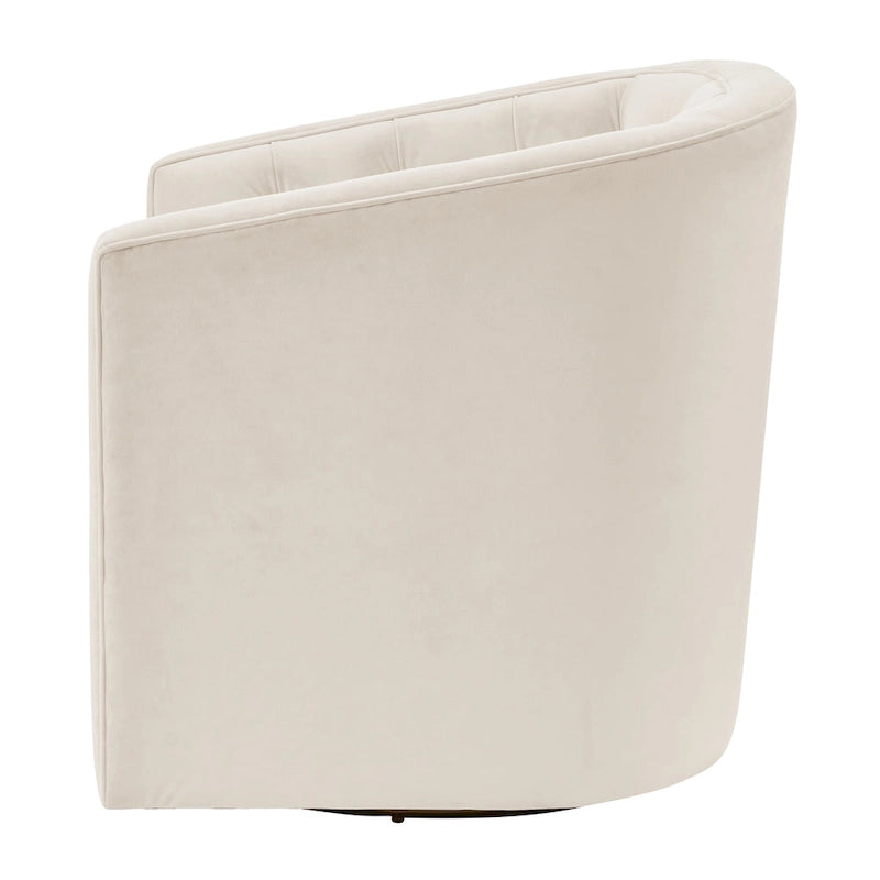 Fauteuil pivotant Walsh en tissu