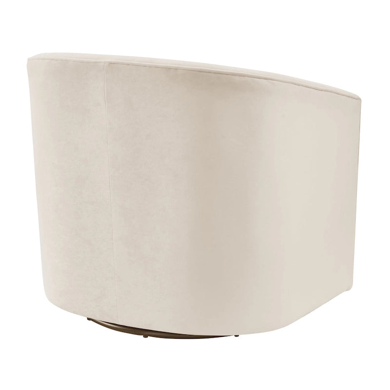 Fauteuil pivotant Walsh en tissu