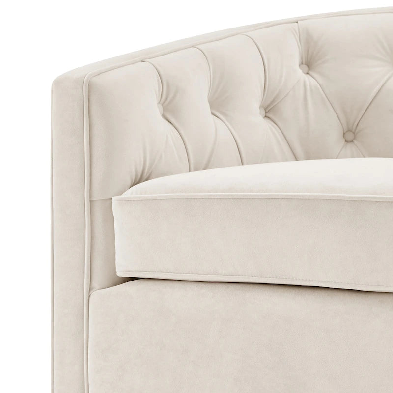 Fauteuil pivotant Walsh en tissu