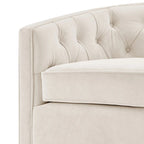 Fauteuil pivotant Walsh en tissu
