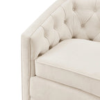 Fauteuil pivotant Walsh en tissu