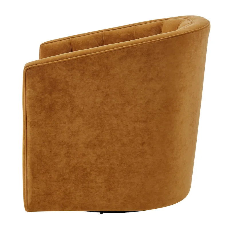 Fauteuil pivotant Walsh en tissu