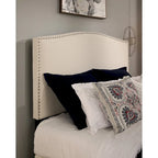 Lit Plateforme Rembourré Newbury Mammoth avec 2 Tiroirs de Rangement