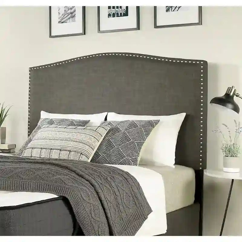 Lit Plateforme Rembourré Newbury Mammoth avec 2 Tiroirs de Rangement