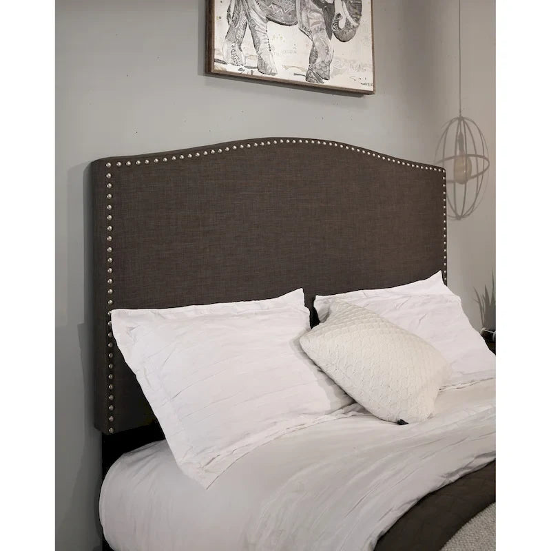 Lit Plateforme Rembourré Newbury Mammoth avec 2 Tiroirs de Rangement