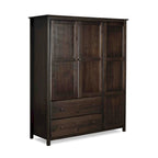 Armoire Shaker 3 portes en bois - 60x72x22