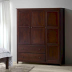 Armoire Shaker 3 portes en bois - 60x72x22
