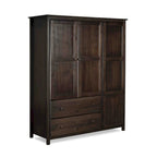 Armoire Shaker 3 portes en bois - 60x72x22