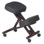 Chaise à genoux ergonomique en bois et mousse à mémoire de forme