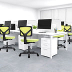 Chaise de bureau sans accoudoirs avec dossier