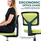 Chaise de bureau sans accoudoirs avec dossier