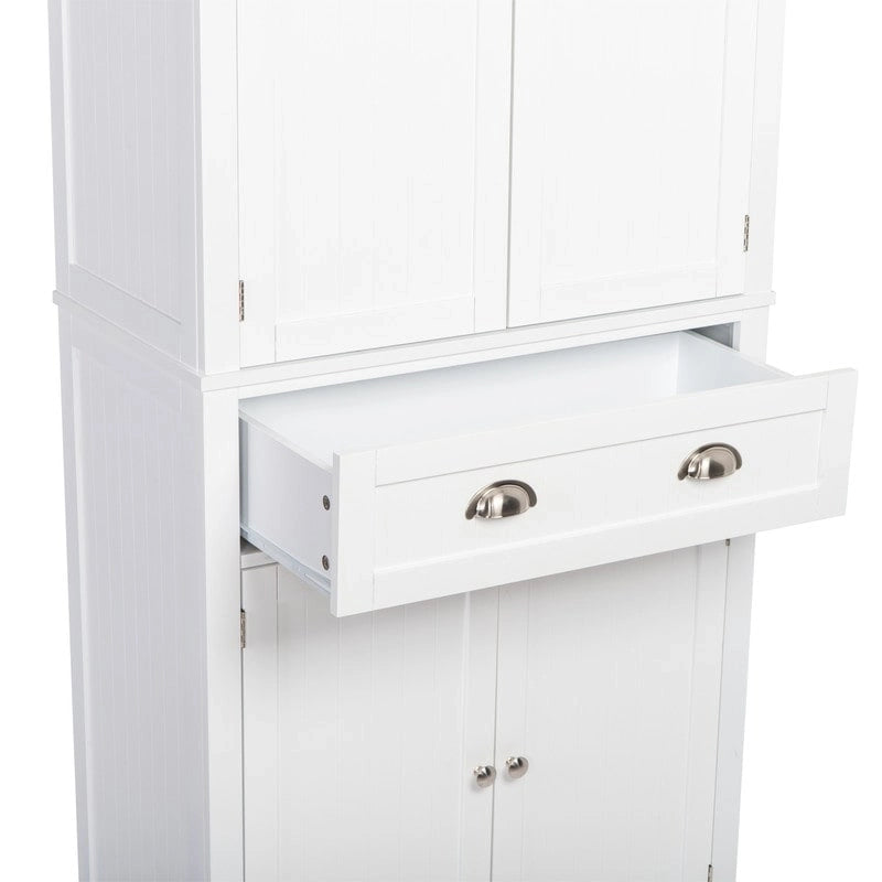 Armoire de rangement moderne à double porte et un tiroir