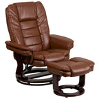 Fauteuil inclinable contemporain en similicuir LeatherSoft