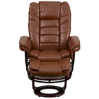 Fauteuil inclinable contemporain en similicuir LeatherSoft