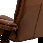 Fauteuil inclinable contemporain en similicuir LeatherSoft