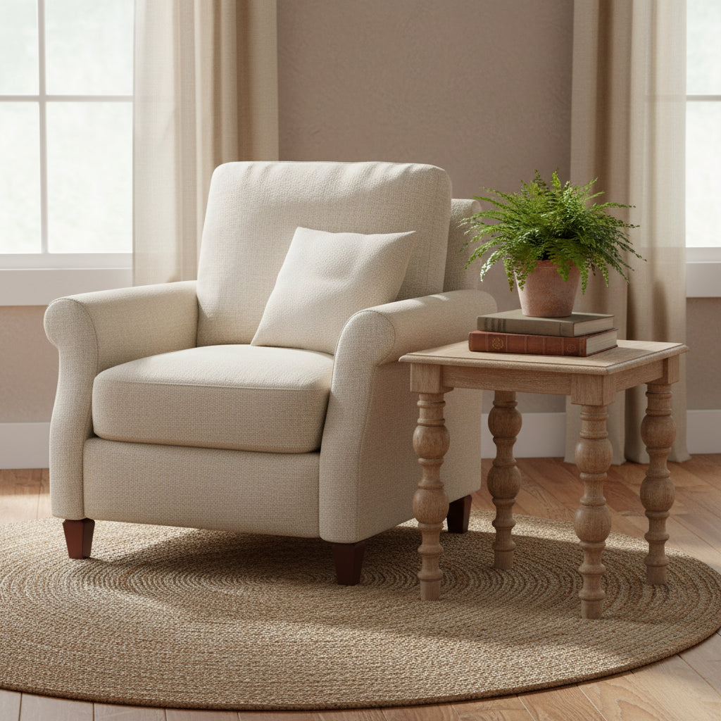 Solid Wood Natural Side Table