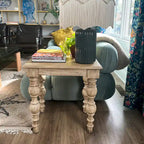 Table d'appoint en bois massif naturel