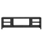 Meuble TV pour Téléviseur 75 Pouces, Table Console, Centre de Divertissement en Bois
