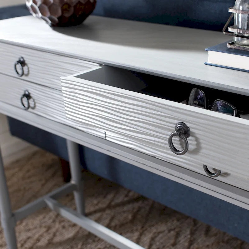 Console 4 tiroirs Beaulah - 42 L x 13 P x 29,5 H - 42Lx13Px30H