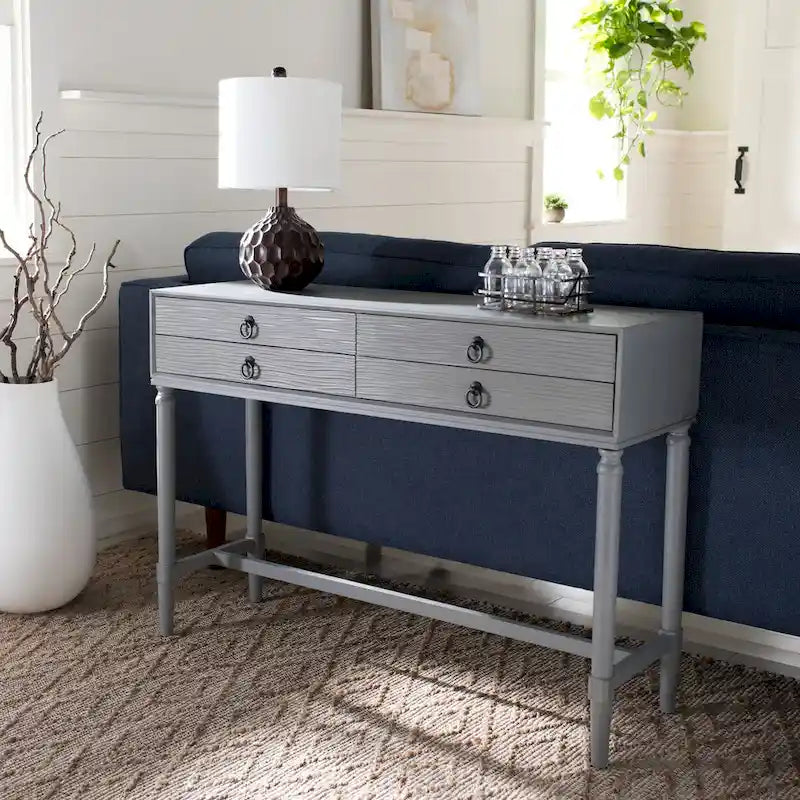Console 4 tiroirs Beaulah - 42 L x 13 P x 29,5 H - 42Lx13Px30H