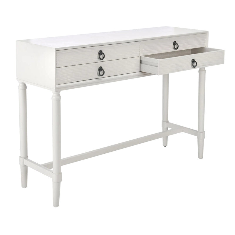 Console 4 tiroirs Beaulah - 42 L x 13 P x 29,5 H - 42Lx13Px30H