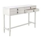 Console 4 tiroirs Beaulah - 42 L x 13 P x 29,5 H - 42Lx13Px30H