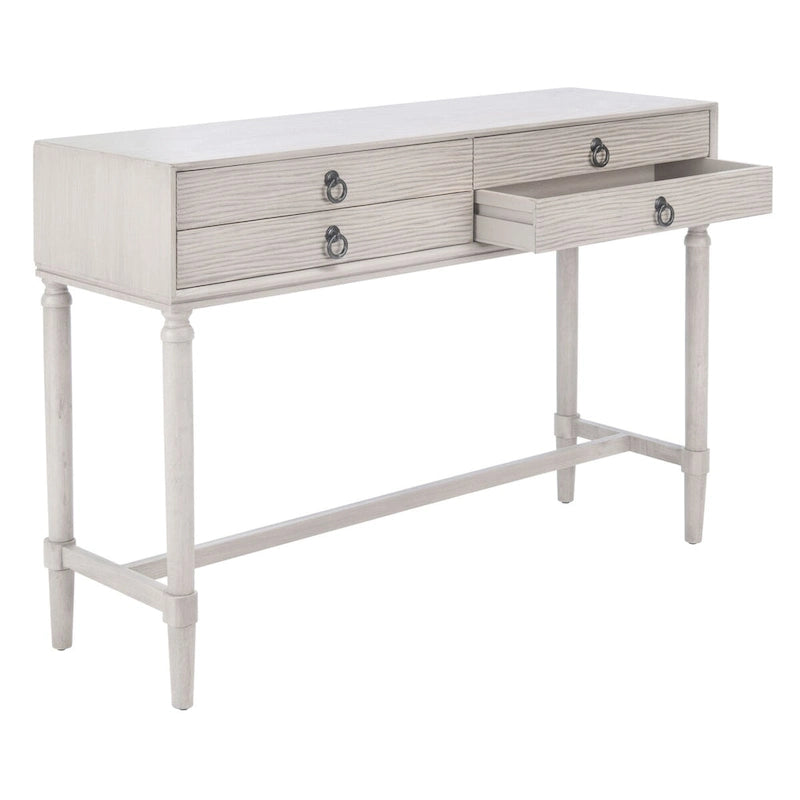 Console 4 tiroirs Beaulah - 42 L x 13 P x 29,5 H - 42Lx13Px30H