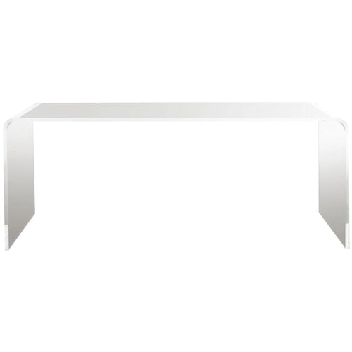 Table basse Alfredine en acrylique transparent - 35,4 x 17,7 x 13,8 - 35Lx18Px14H