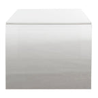Table basse Alfredine en acrylique transparent - 35,4 x 17,7 x 13,8 - 35Lx18Px14H