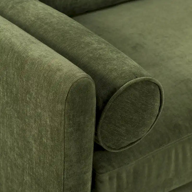 Canapé Lea 90 - Comprend 2 traversins et des housses de coussin amovibles
